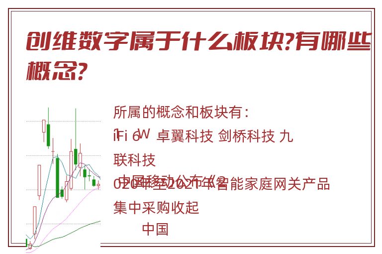 创维数字属于什么板块？有哪些概念？