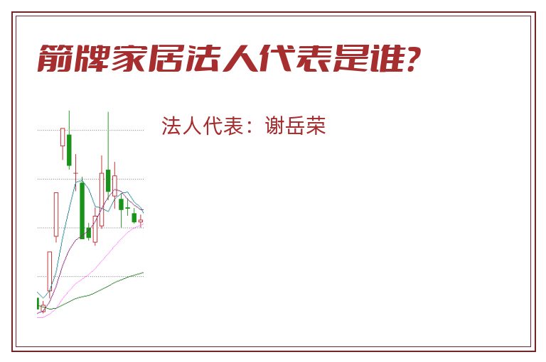 箭牌家居法人代表是谁？