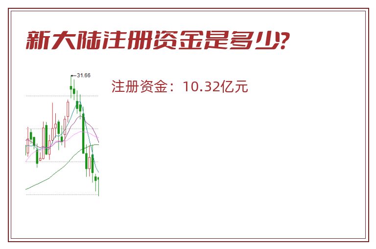 新大陆注册资金是多少？