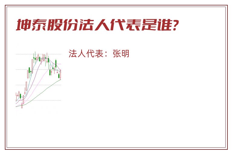 坤泰股份法人代表是谁？