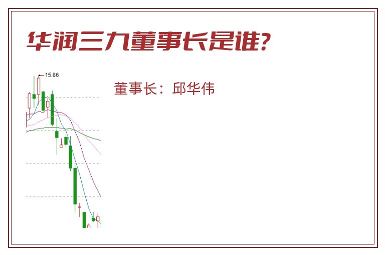 华润三九董事长是谁？