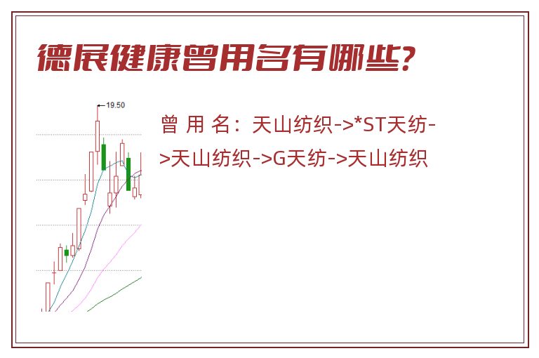 德展健康曾用名有哪些？