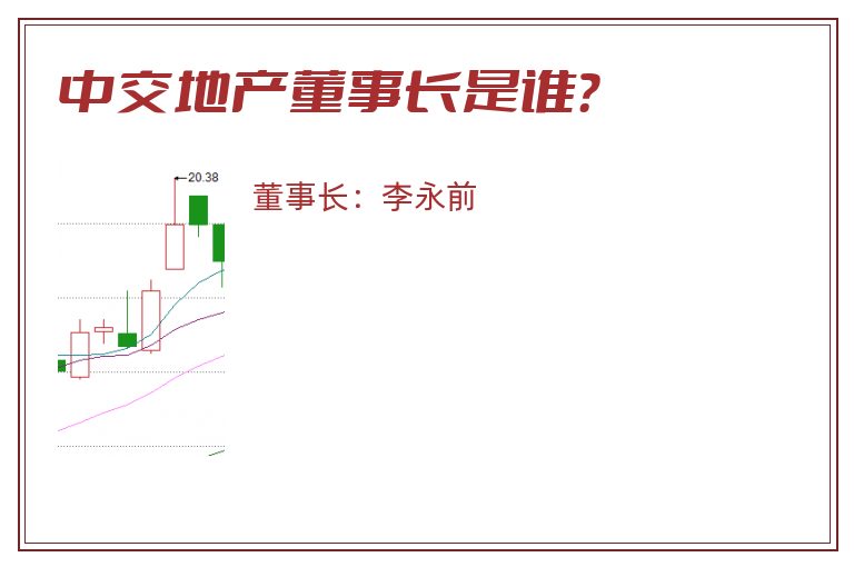 中交地产董事长是谁？