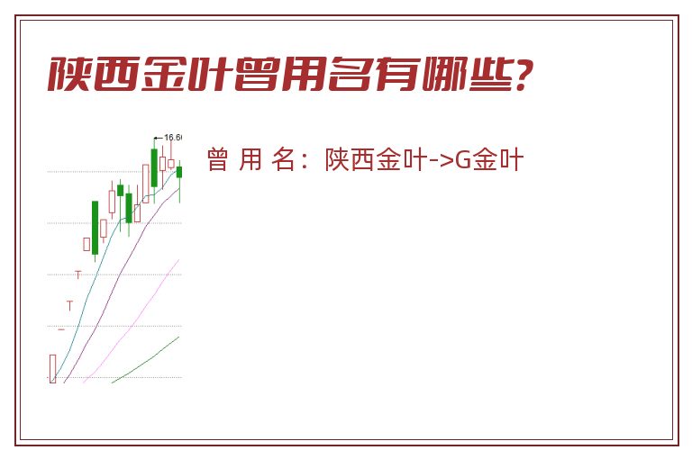 陕西金叶曾用名有哪些？