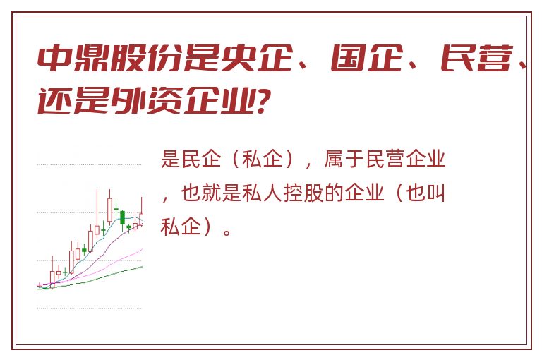 中鼎股份是央企、国企、民营、还是外资企业？