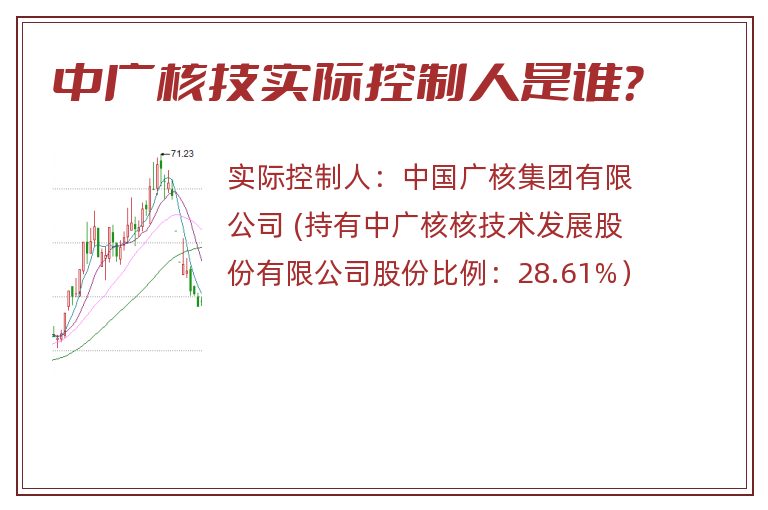 中广核技实际控制人是谁？