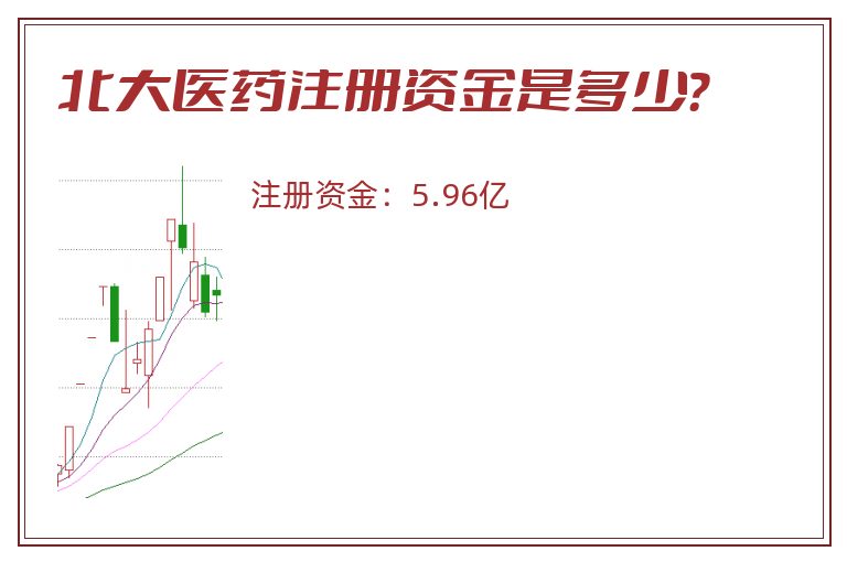 北大医药注册资金是多少？