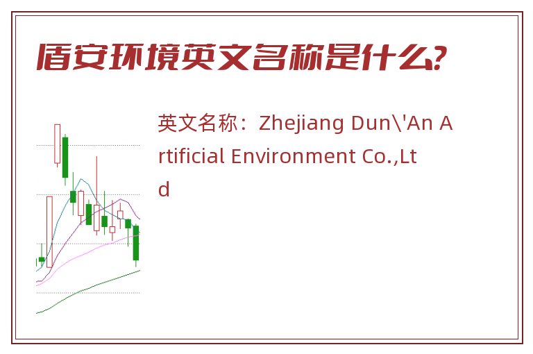 盾安环境英文名称是什么？