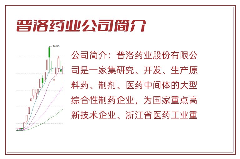 普洛药业公司简介