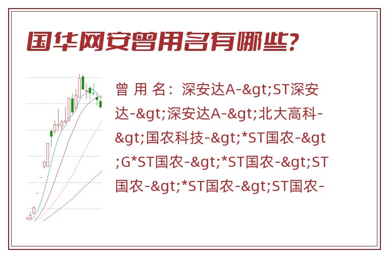 国华网安曾用名有哪些？