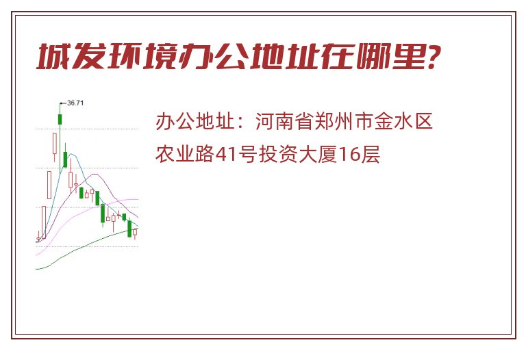 城发环境办公地址在哪里？