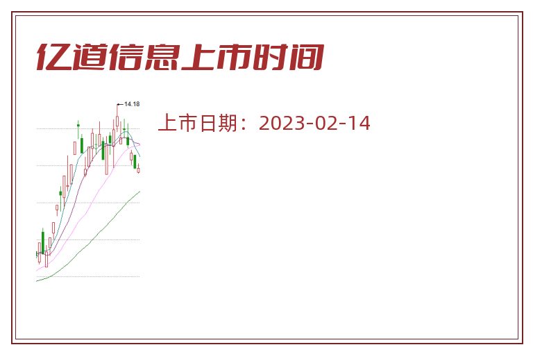 亿道信息上市时间