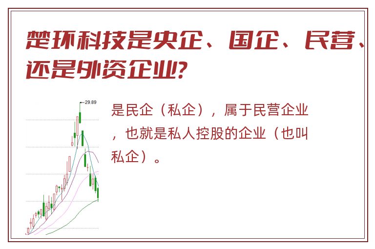 楚环科技是央企、国企、民营、还是外资企业？