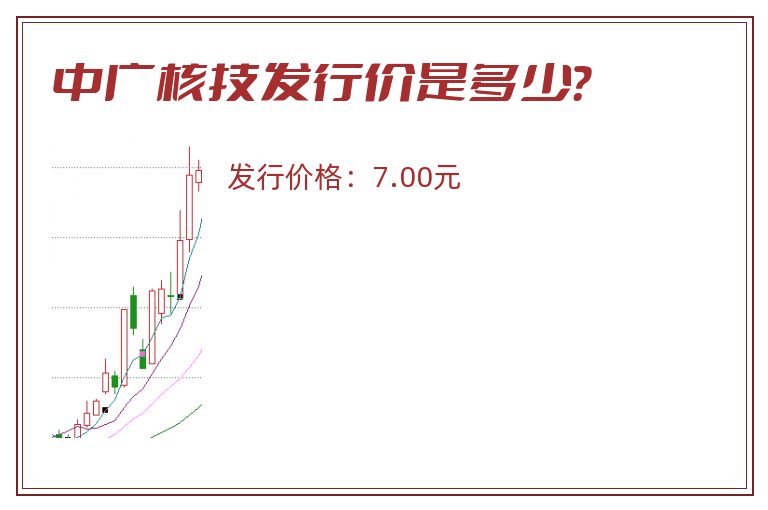 中广核技发行价是多少？