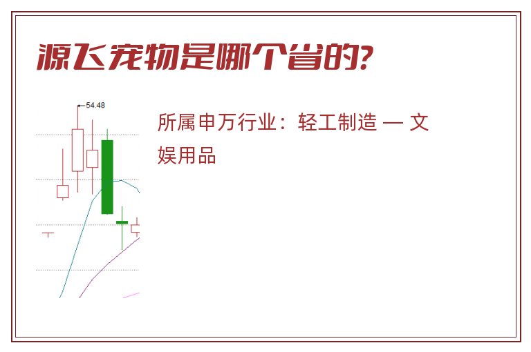 源飞宠物是哪个省的？