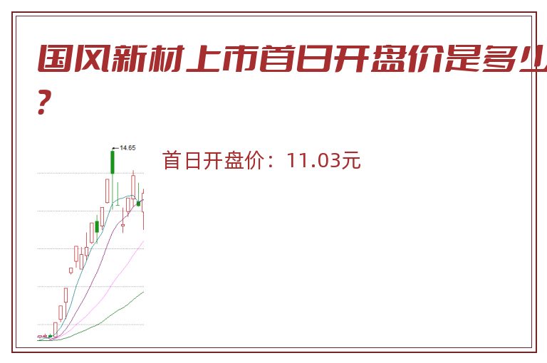 国风新材上市首日开盘价是多少？