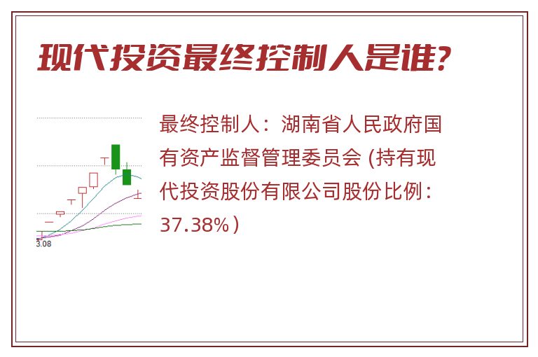 现代投资最终控制人是谁？