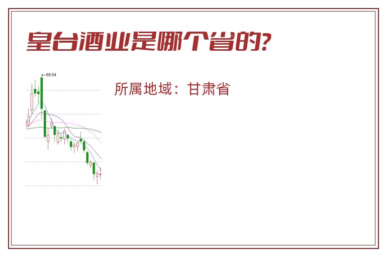 皇台酒业是哪个省的？