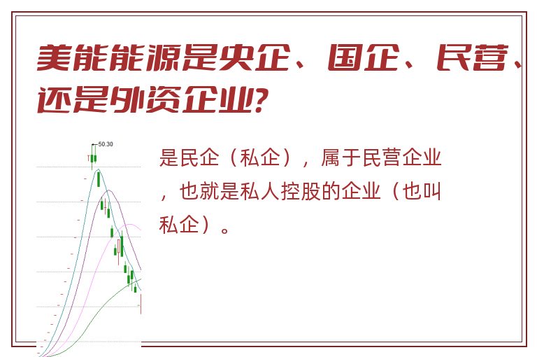 美能能源是央企、国企、民营、还是外资企业？