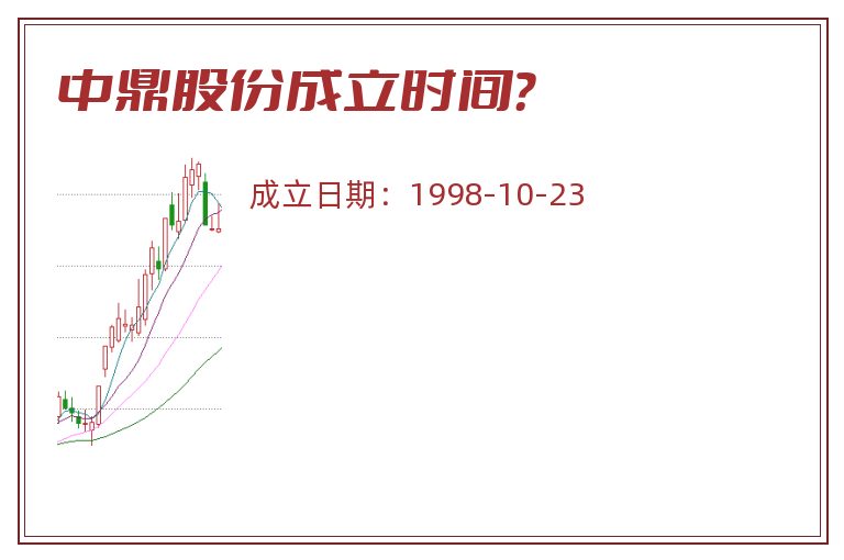 中鼎股份成立时间？