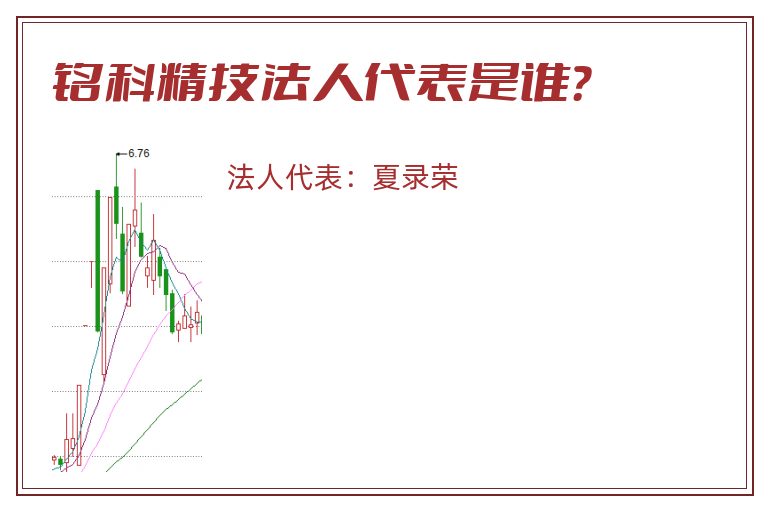 铭科精技法人代表是谁？