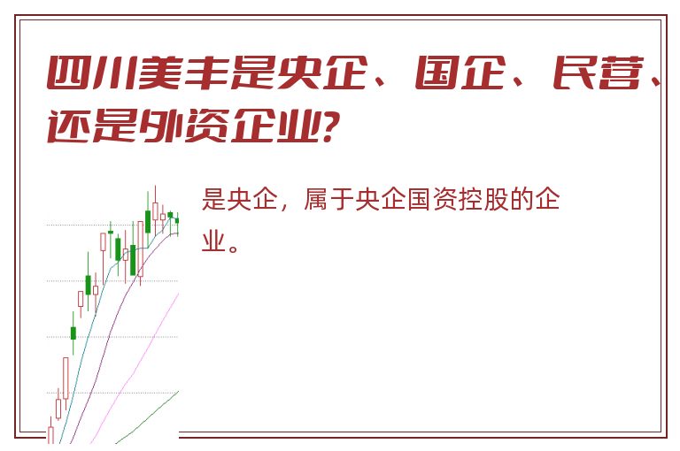 四川美丰是央企、国企、民营、还是外资企业？