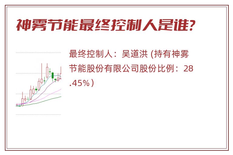 神雾节能最终控制人是谁？