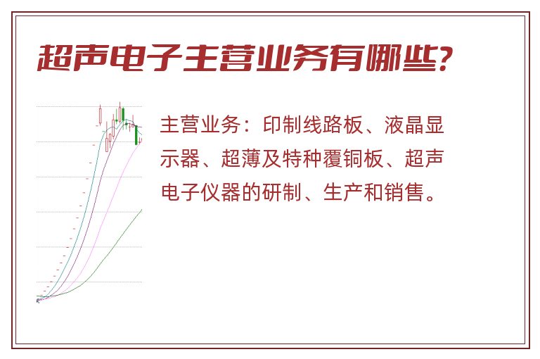 超声电子主营业务有哪些？