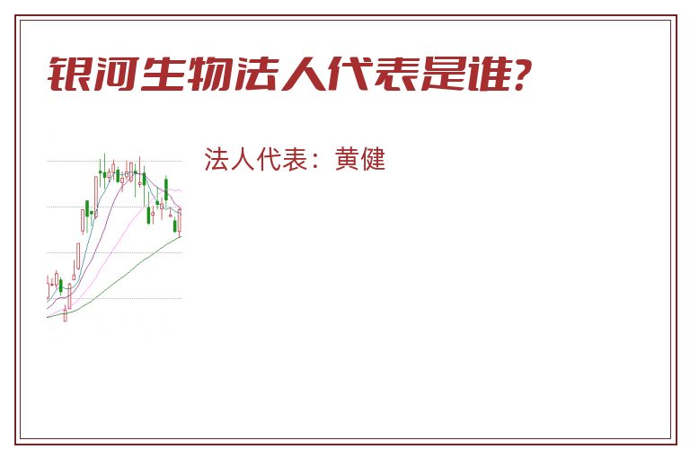 银河生物法人代表是谁？