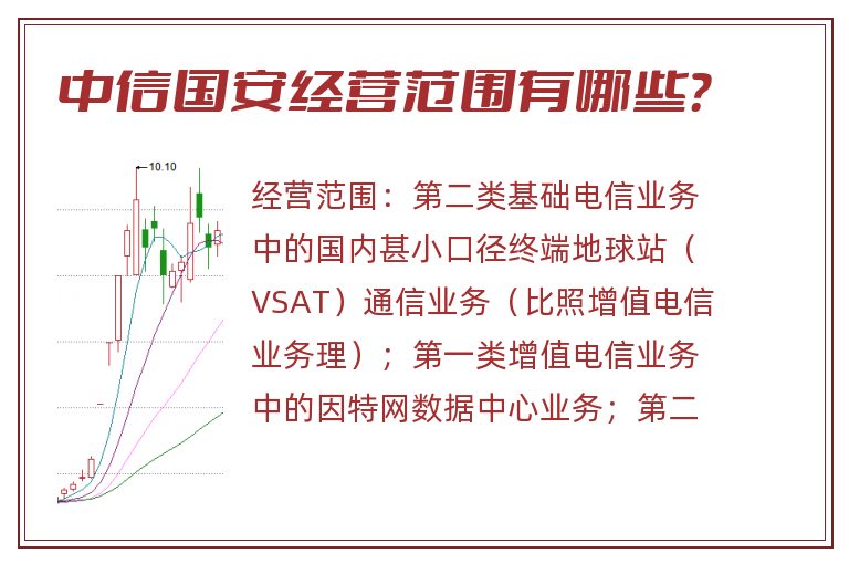 中信国安经营范围有哪些？