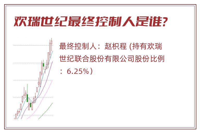 欢瑞世纪最终控制人是谁？