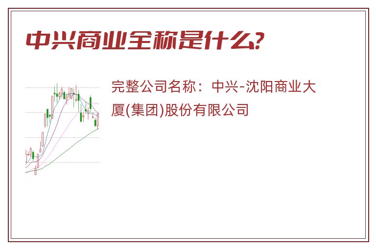 中兴商业全称是什么？