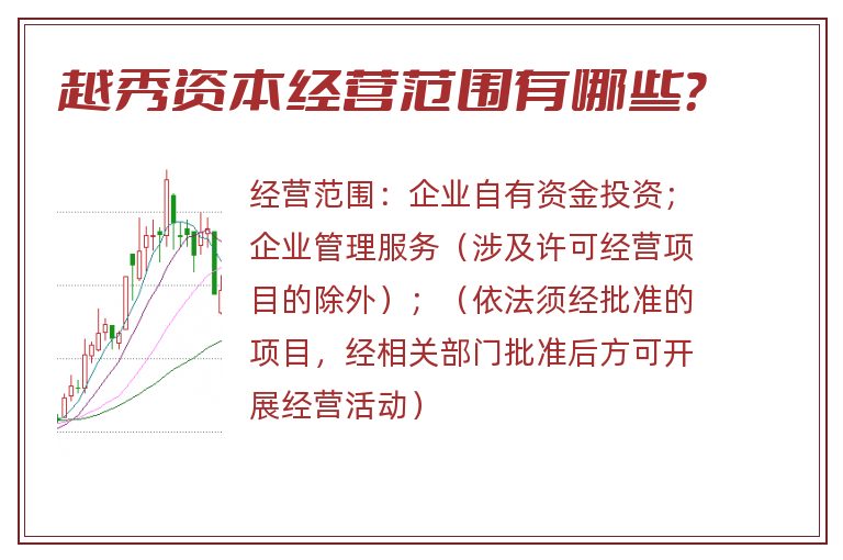 越秀资本经营范围有哪些？