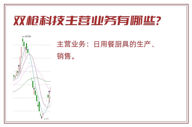 双枪科技主营业务有哪些？