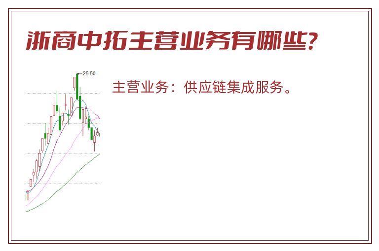 浙商中拓主营业务有哪些？