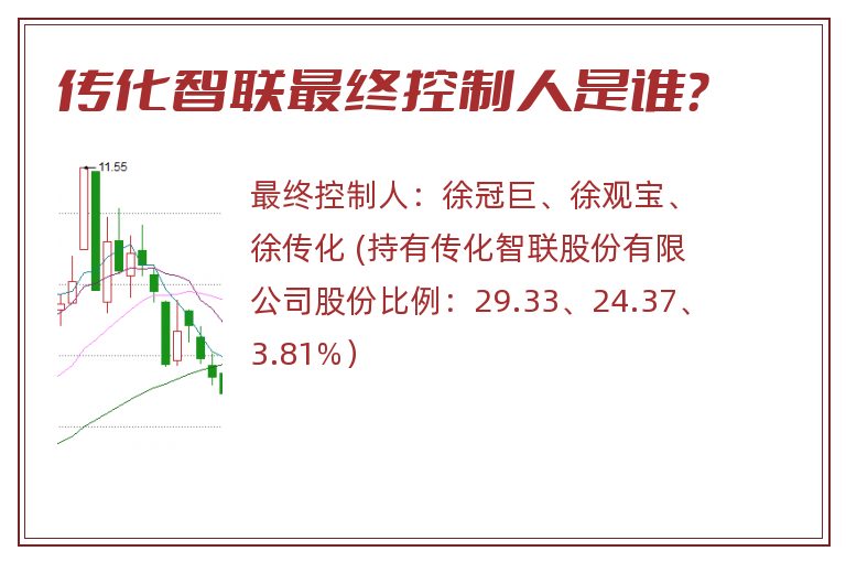 传化智联最终控制人是谁？