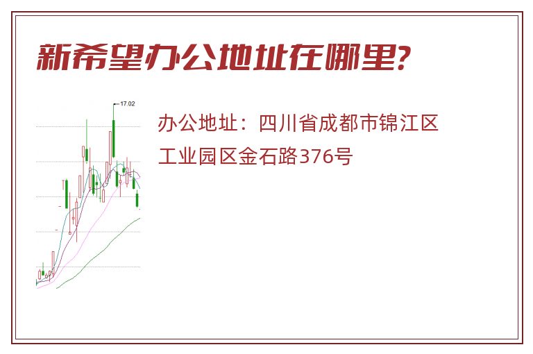 新希望办公地址在哪里？