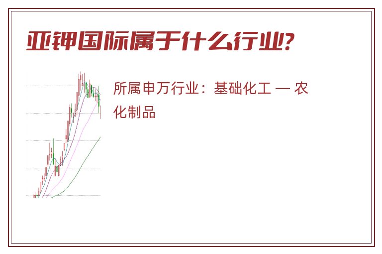 亚钾国际属于什么行业？