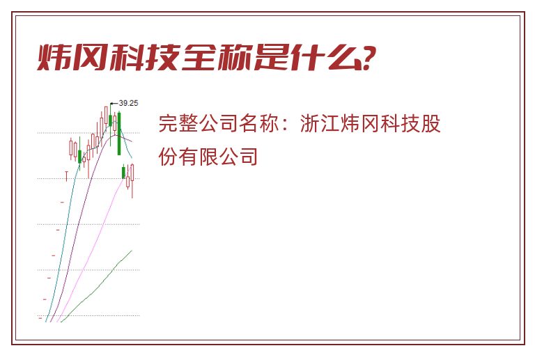 炜冈科技全称是什么？