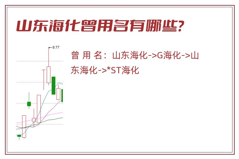 山东海化曾用名有哪些？