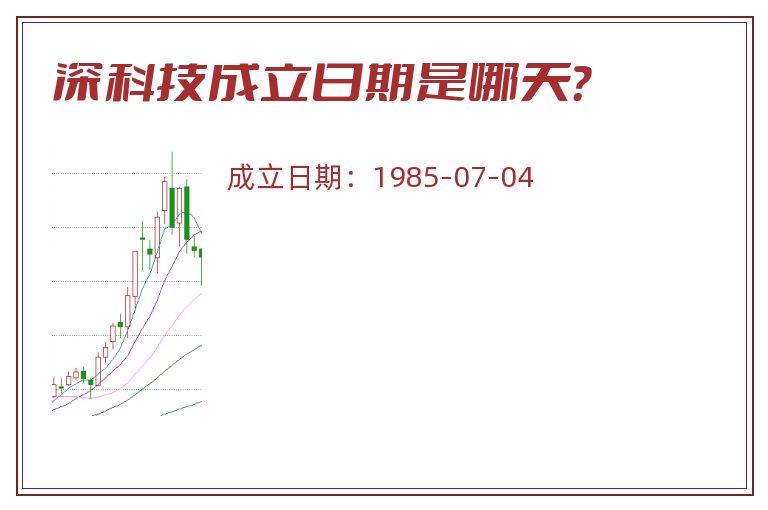 深科技成立日期是哪天？