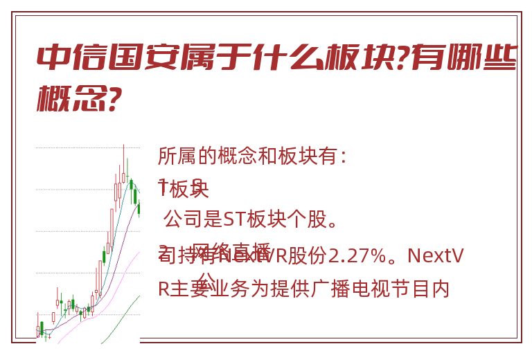 中信国安属于什么板块？有哪些概念？