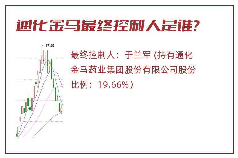 通化金马最终控制人是谁？