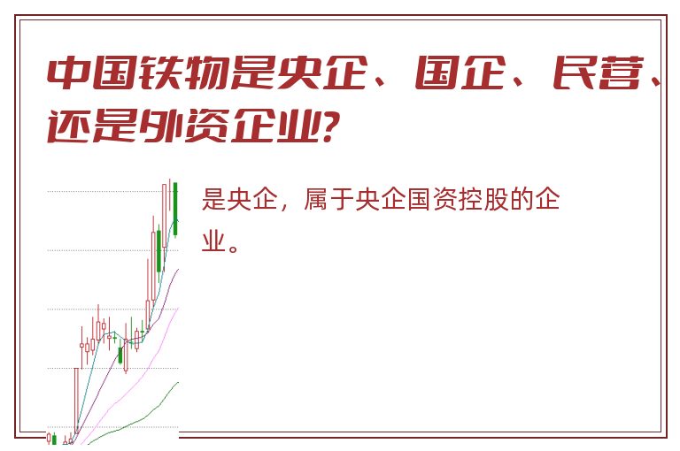 中国铁物是央企、国企、民营、还是外资企业？