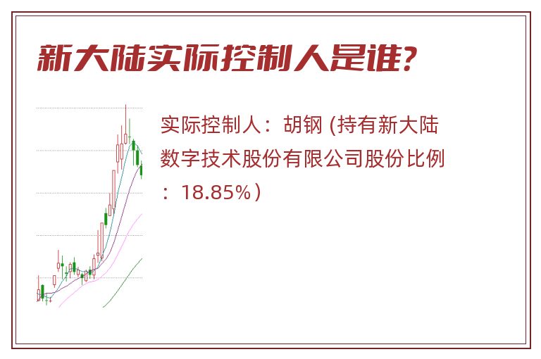 新大陆实际控制人是谁？