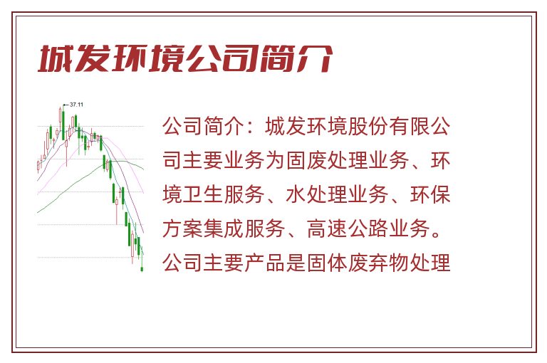 城发环境公司简介