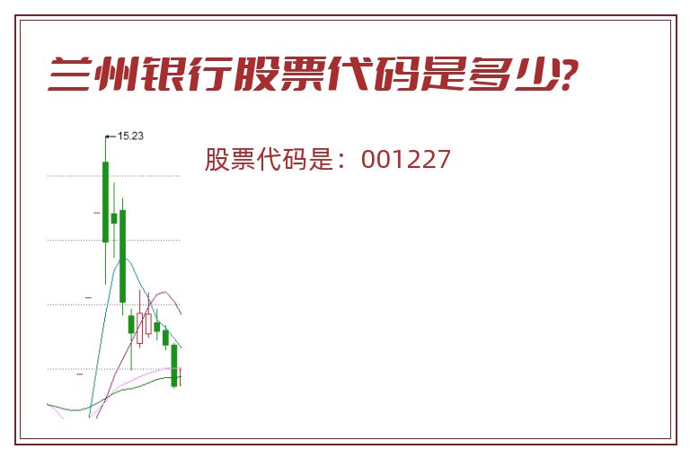 兰州银行股票代码是多少？