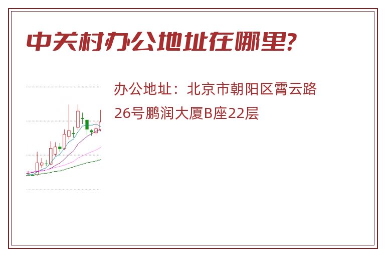 中关村办公地址在哪里？