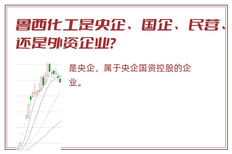 鲁西化工是央企、国企、民营、还是外资企业？