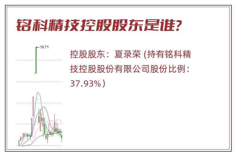 铭科精技控股股东是谁？